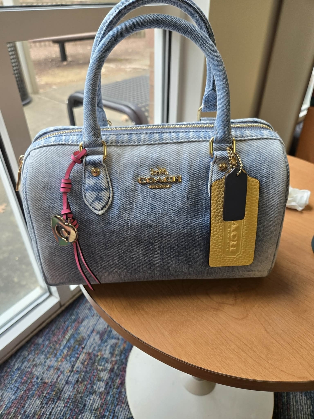 Coach Loved Denim Medium Rowan